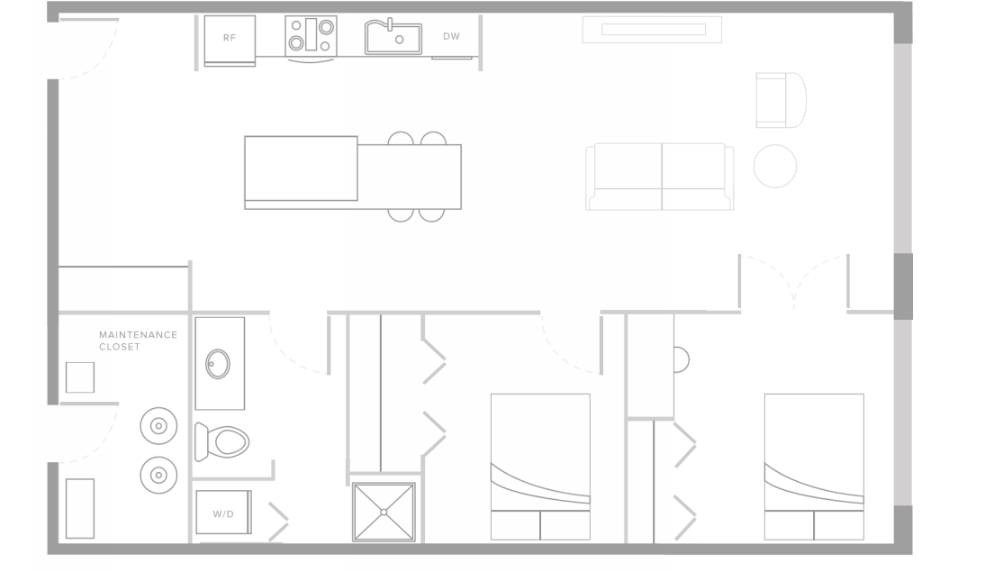 415 Bridge Street Studio-2 Beds Apartment for Rent - Photo Gallery 12